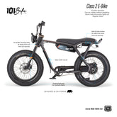 101 Bike Seaside E-Bike 750W 48V/13.4Ah Ebike 20MPH & 50Mile Max w/ LCD Display